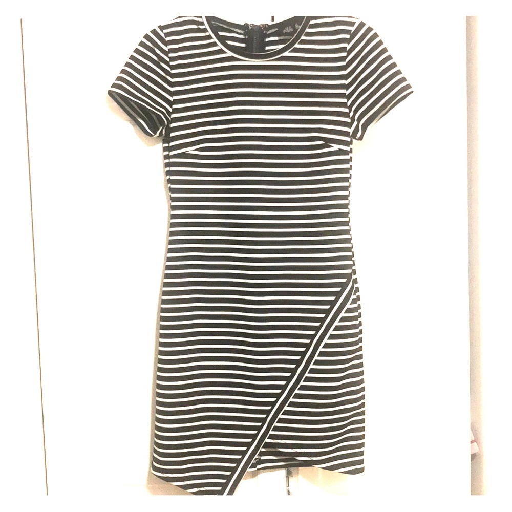Asymmetrical bodycon dress
